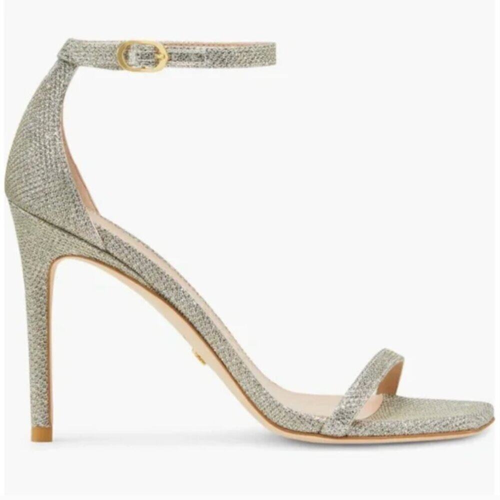Stuart Weitzman Nudistcurve Ankle Strap Sandal Size 7.5
